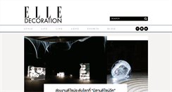 Desktop Screenshot of elledecorationthailand.com