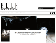 Tablet Screenshot of elledecorationthailand.com